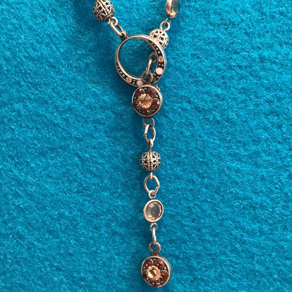 Lariat Necklace and Earrings Set - Picture 3 of 3